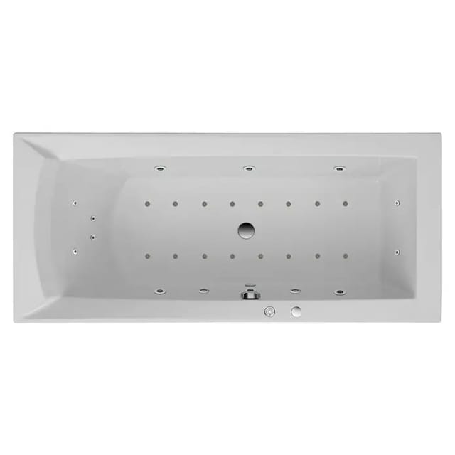 Ottofond Whirlpool Porta Exklusiv 180 cm x 80 cm Weiß