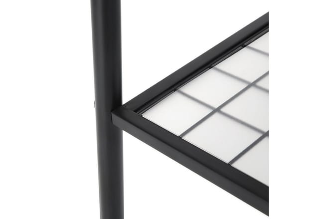 Songmics Kleiderständer 33,5 cm x 92,5 cm x 153 cm Mattschwarz