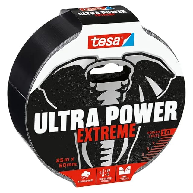 Tesa Reparaturband Ultra Power Extreme 25 m : 50 mm