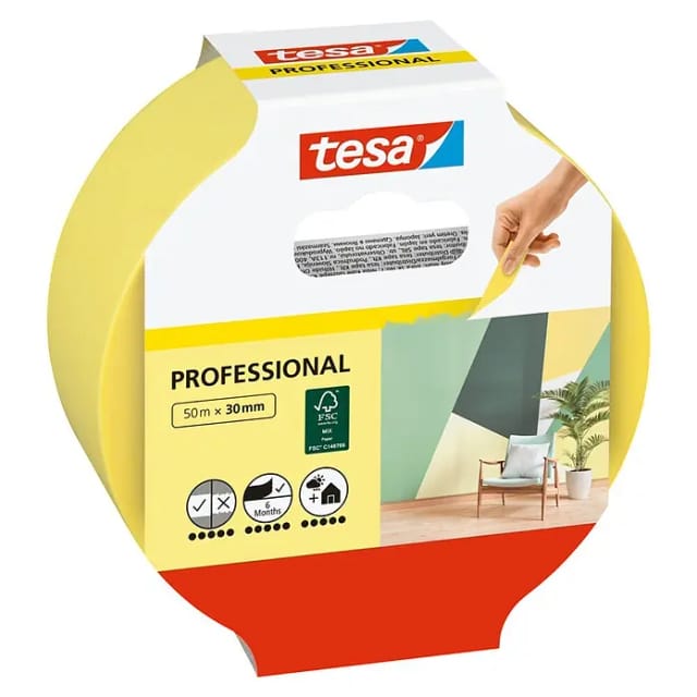 Tesa Malerband Professional 50 m : 38 mm