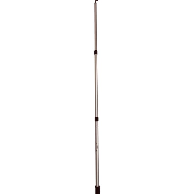 Peddy Shield Teleskop-Schiebestock Eloxiert 140 cm Silbergrau