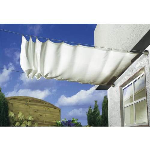 Peddy Shield Sonnensegel 330 cm x 200 cm Weiß