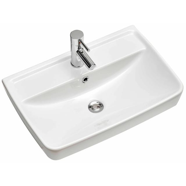 Pelipal Aufsatzwaschbecken Quickset 357 60 cm Weiß
