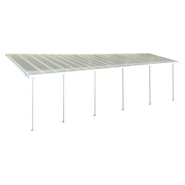 Palram - Canopia Terrassenüberdachung Feria Weiß 3x12.20