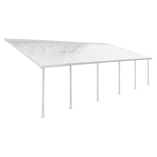 Palram - Canopia Terrassenüberdachung Feria Weiß 4x10.31