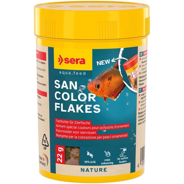 Sera Flocken-Fischfutter San Nature 100 ml