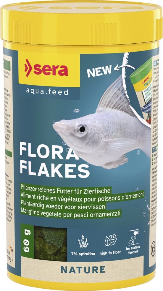 Sera Flockenfutter Flora Flakes 250 ml 60 g
