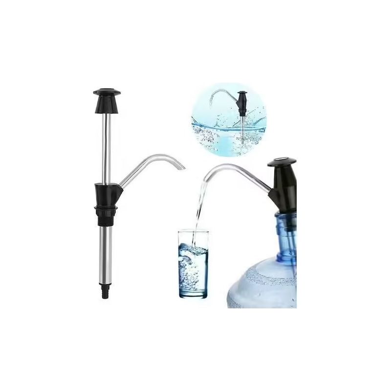 Handpumpe Für Spüle – Selbstansaugende Wasserpumpe – Für Wohnwagen, Wohnmobil, Campervan, Boot – Befestigungslochdurchmesser 32 Mm – Schlauchlänge 180 Mm – 1 Stück
