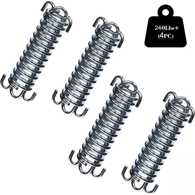 Spannfeder – Edelstahl – Für Sonnensegel Und Markisen – Windbeständig – 4er-pack