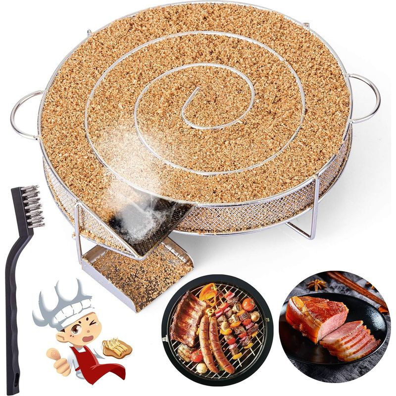 Kaltrauchgenerator – Spirale Aus Edelstahl – Für Räucherofen/grill – 1 Stück