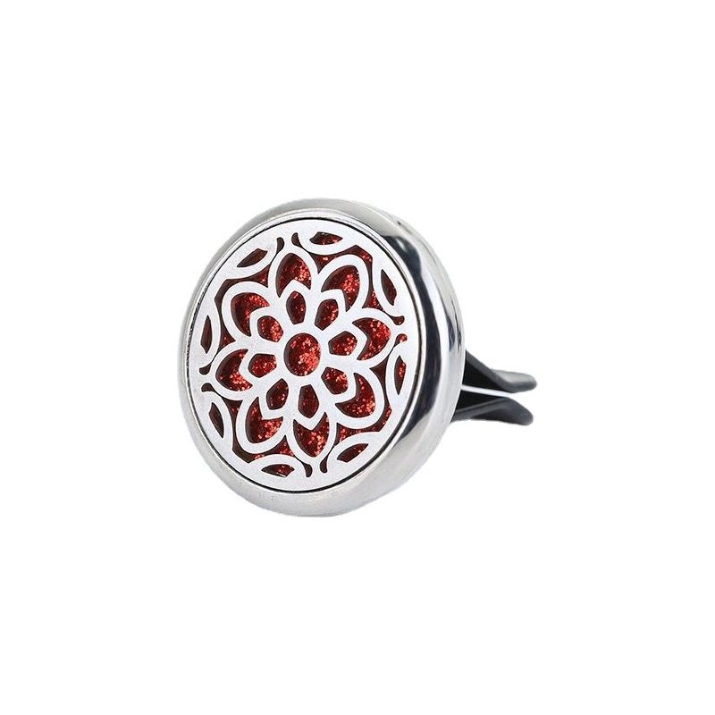 Ätherisches Öl-diffusor - Autolüfterclip - 30 Mm - Edelstahl - Mit 6 Nachfüllbaren Pads