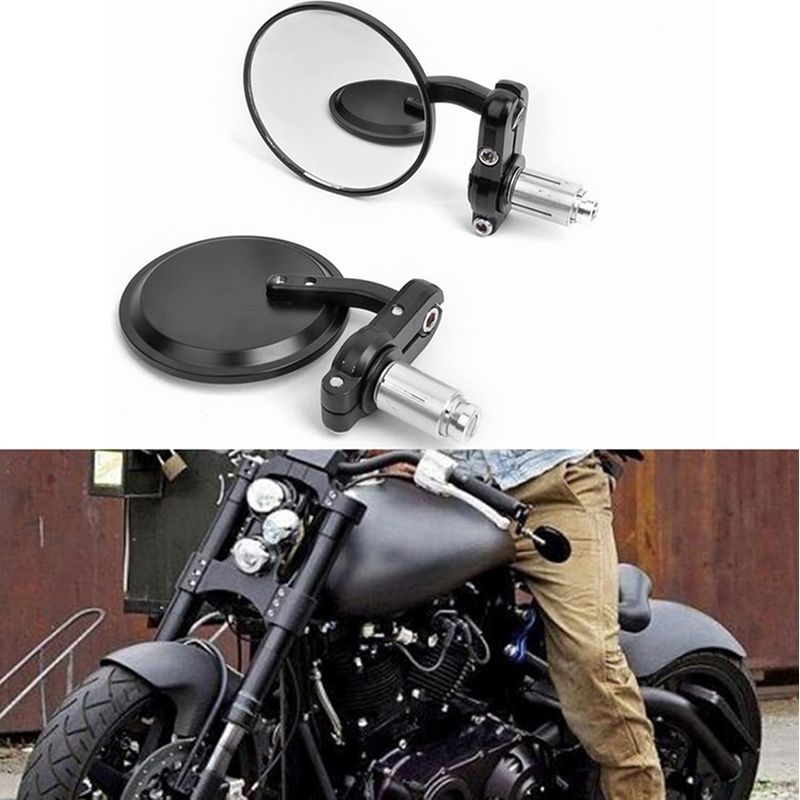 Universelle Seitenspiegel Für 22-mm-lenker – Für Motorrad, Roller, E-bike – 2er-set