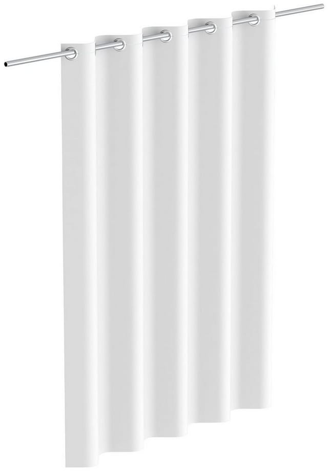Eisl Textil Duschvorhang White 180 cm x 200 cm Waschbar