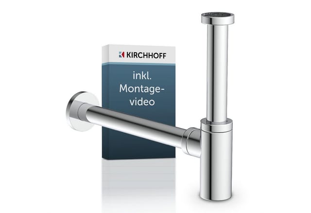 Kirchhoff Design Waschbecken Siphon Chrom