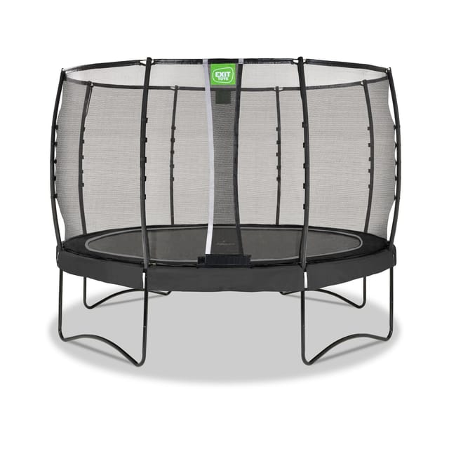 EXIT Allure Premium Trampolin Ø 366 cm Schwarz
