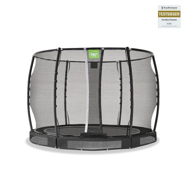 EXIT Allure Premium Bodentrampolin Ø 305 cm Schwarz