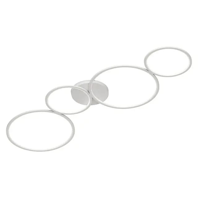 Trio LED-Deckenlampe Rondo Weiß matt 1-flammig 37 W