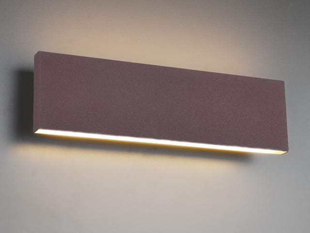Trio LED-Wandlampe Concha rostfarbig 2-flammig 6 W
