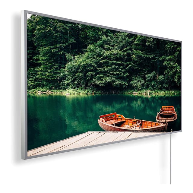 Könighaus Infrarotheizung Panorama-Serie 50 cm x 60 cm 300 W Boot und See