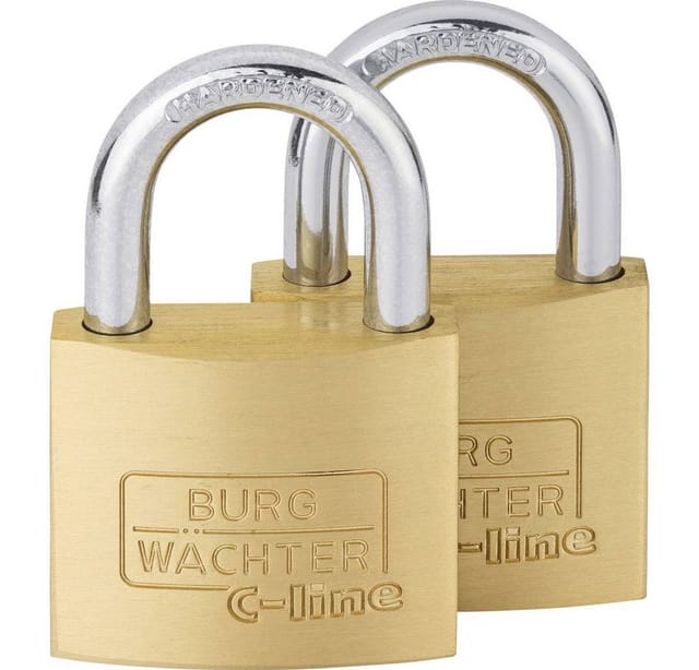 Burg Wächter Vorhangschloss-Set Duo 222 40 SB