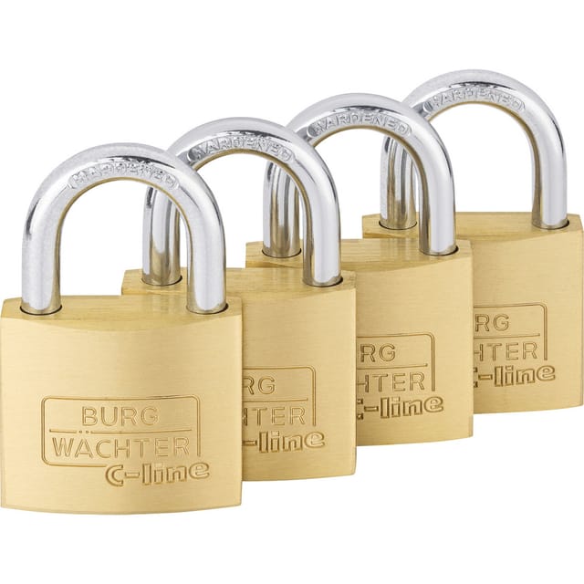 Burg Wächter Vorhangschloss-Set Quadro 222 40 SB
