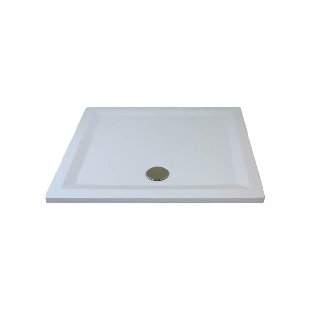 Breuer Duschwanne Extraflach Flat Line Design Rechteck 120 cm x 90 cm Weiß