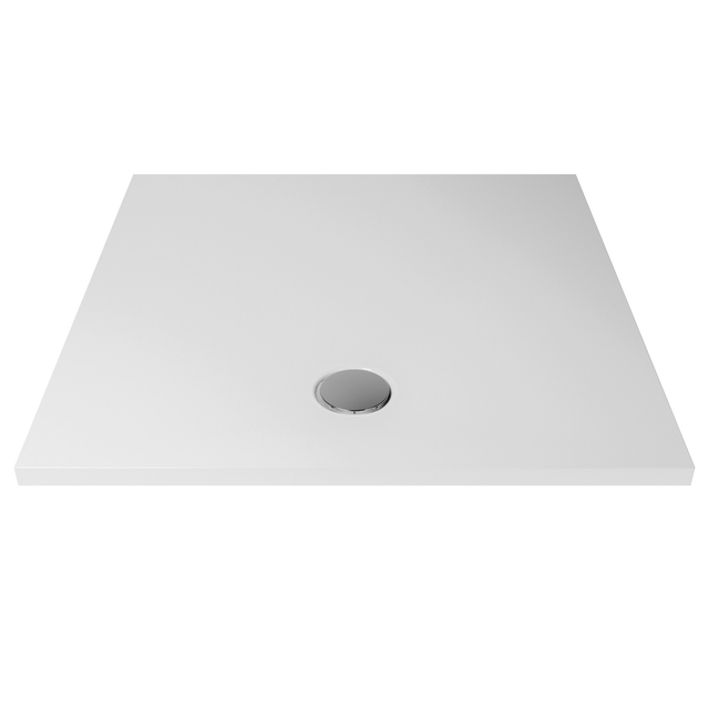 Breuer Duschwanne Extraflach Modern Line Quadrat 80 cm x 80 cm Weiß