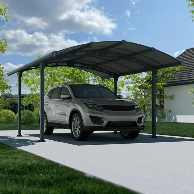Canopia Carport Arcadia 4300 Anthrazit 360 cm x 440 cm