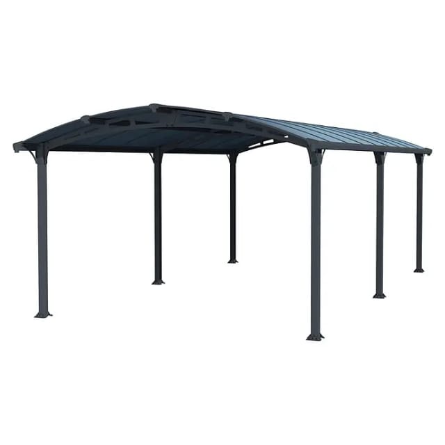 Canopia Carport Arcadia 6400 Anthrazit 360 cm x 650 cm