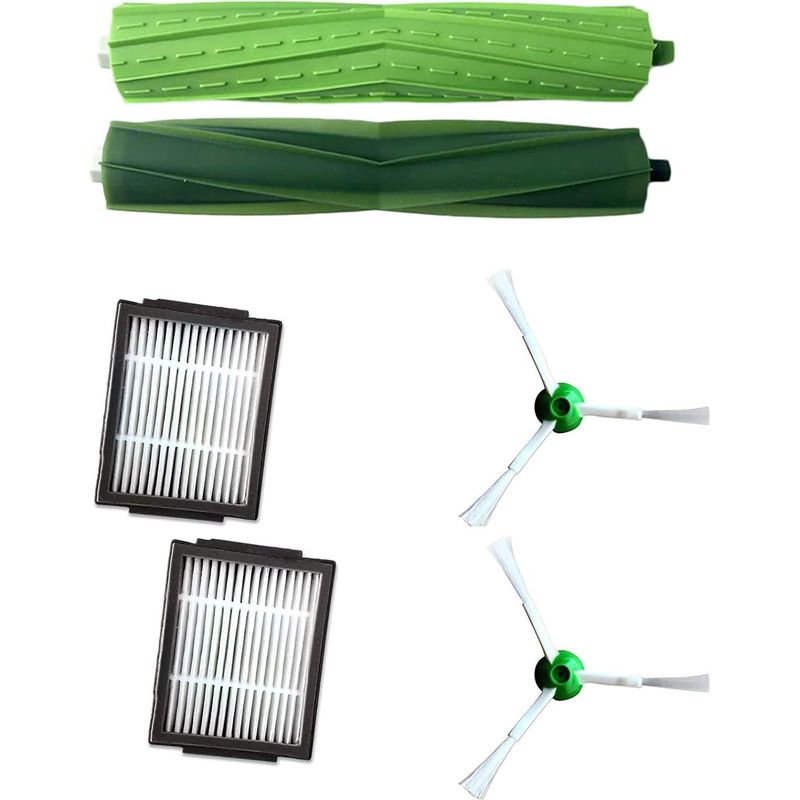 Seitenbürste – Filter – Walzenbürste – Für Roomba I-serie – Kompatibel Mit I7, E5 Und E6 – 2er-set