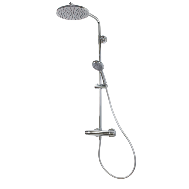 Breuer Duscharmatur Aquamaxx 310 mit Thermostat runde Kopfbrause