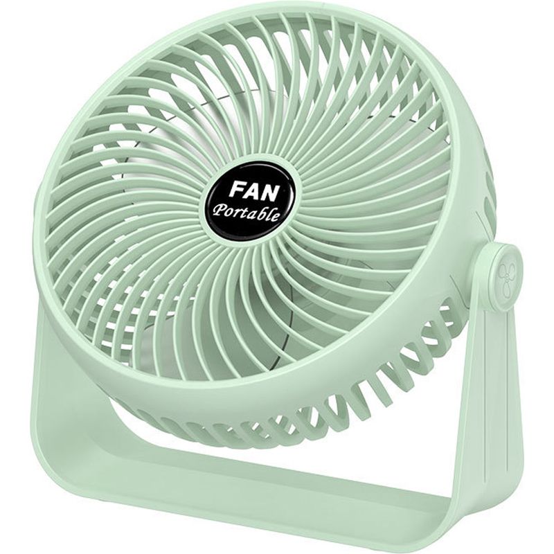Usb-tischventilator – 15,2 Cm – 3 Geschwindigkeitsstufen – 360°-drehung – Leiser Betrieb – Für Homeoffice Und Studentenbüro