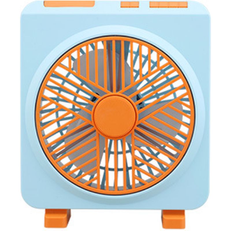 Wiederaufladbarer Tischventilator – Tragbarer, Akkubetriebener Ventilator – Für Zuhause, Büro Und Unterwegs – 3 Geschwindigkeitsstufen – Abnehmbarer Standfuß – 1 Stück