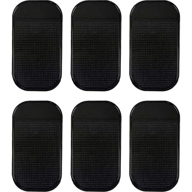 Rutschfeste Armaturenbrettmatte – Waschbar Und Wiederverwendbar, Nano-pu-gel – 14 X 8 Cm – Für Handy, Schlüssel, Brille – 6er-pack