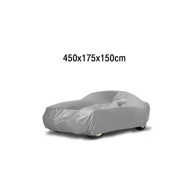 Autoabdeckung Für Den Außenbereich – Wasserdicht, Uv-schutz – Polyester – Für Mittelgroße Pkw (4,5 X 1,75 X 1,5 M) – 1 Stück