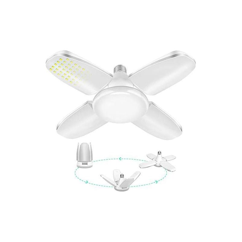 Led-garagenleuchte – 60 W – 6000 Lm – E27 – 6000 K – Für Werkstatt, Keller, Hauswirtschaftsraum – 1 Stück