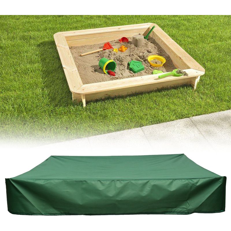 Sandkastenabdeckung – Wasserdicht Und Uv-beständig – 600d Marine Oxford-gewebe – 120 X 120 Cm – Mit Kordelzug