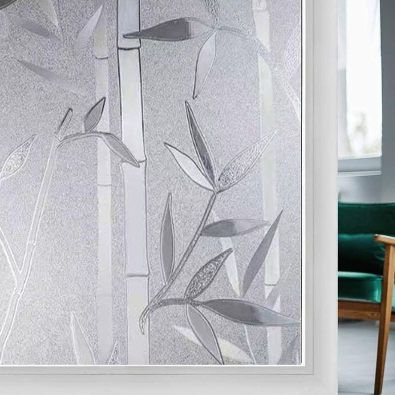 Sichtschutzfolie Für Fenster – Milchglas-pvc-fensterfolie – Statisch Haftend Ohne Klebstoff – Für Büro, Küche, Zuhause – 40 X 200 Cm