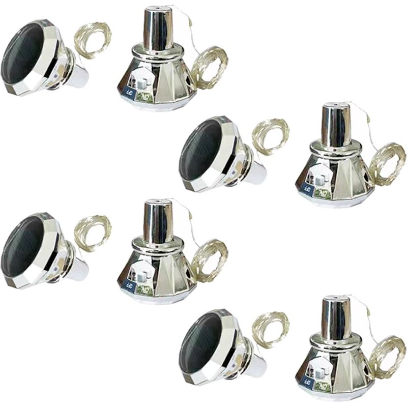 Solar-flaschenleuchte – Integriertes, Wasserdichtes Solarpanel – Mikro-led – Für Garten, Terrasse Und Außenbereich – 8er-pack