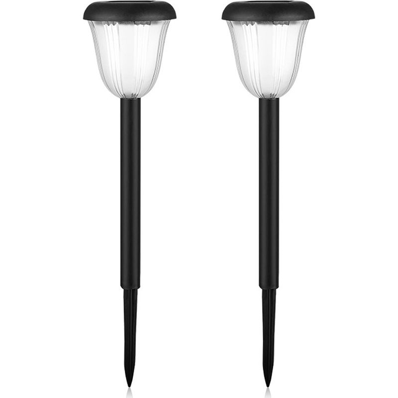 Solarleuchten Für Den Außenbereich – 35 X 9,8 Cm Und 34,5 X 8 Cm – Ip65 Wasserdicht – Für Garten, Rasen, Wege, Balkon – 2 Stück