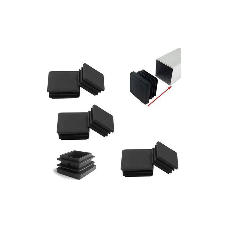 Laminatkappen – 80 X 80 Mm – Für Möbelbeine Und -rohre – Schutz Für Holz-, Fliesen- Und Vinylböden – 4er-pack