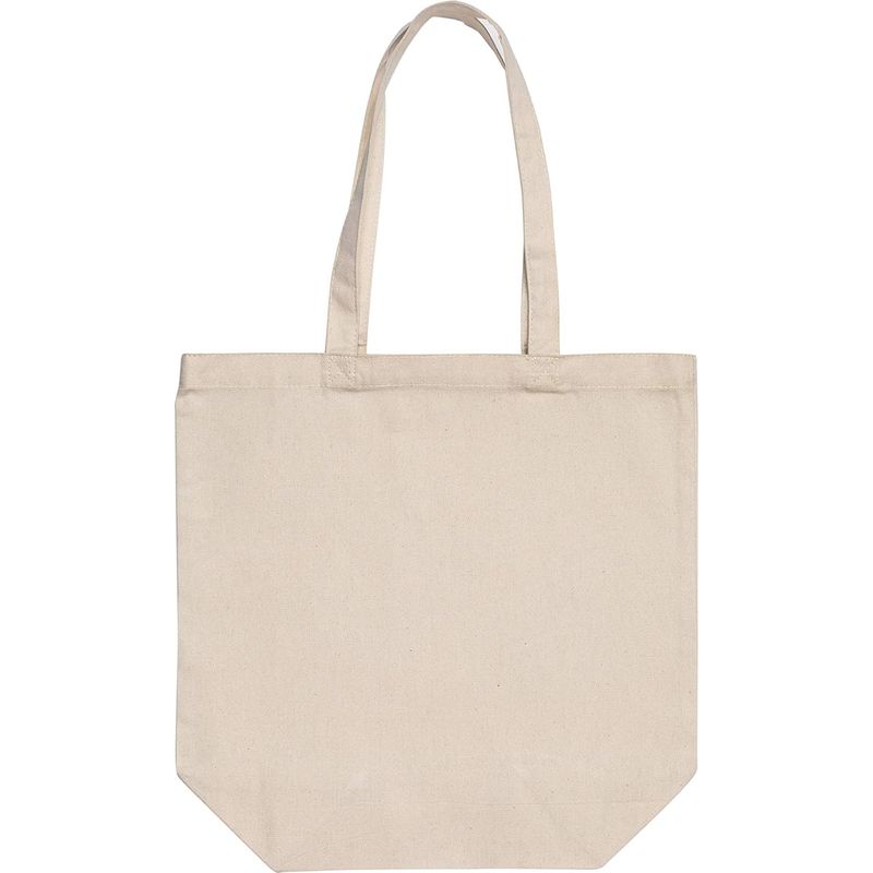 Baumwolltasche – Wiederverwendbare Einkaufstasche – Naturbaumwolle – 38 X 42 Cm – 2er-pack
