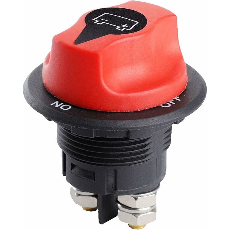 Batterietrennschalter – 100 A, 32 V Dc – Für Auto, Lkw, Motorrad, Boot – 29 Mm Einbau – 2-poliger Spst-schalter (aus/ein)