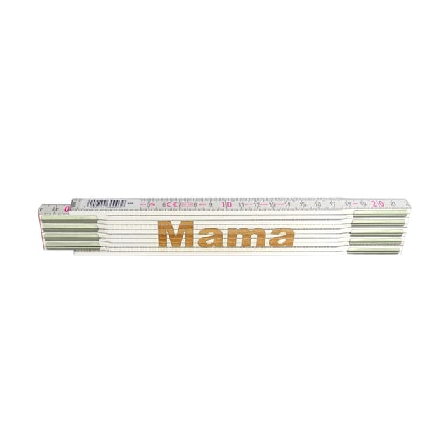 Stabila Zollstock mit Lasergravur Mama 2 m