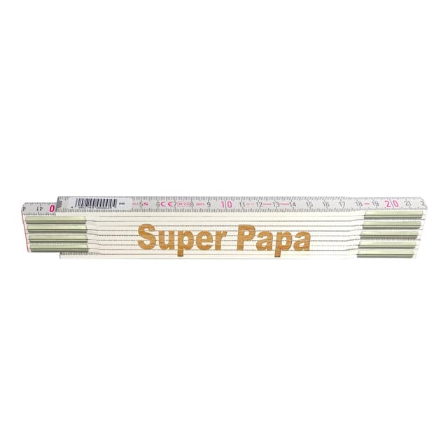 Stabila Zollstock mit Lasergravur Super Papa 2 m