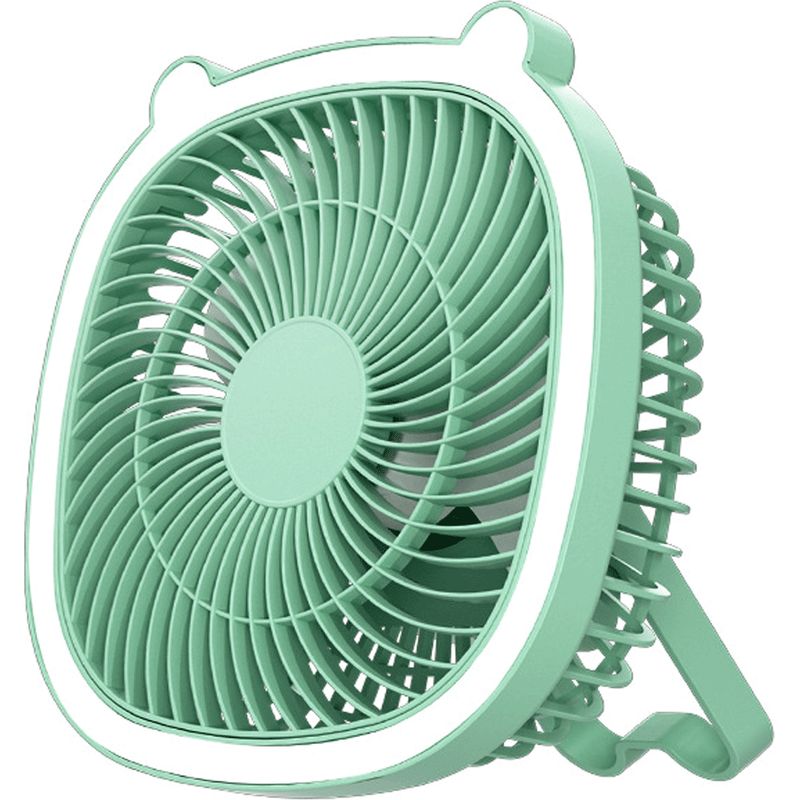 Usb-ventilator – Mini-ventilator, Tragbar Und Wiederaufladbar – Leiser Tischventilator Für Studentenzimmer Oder Büro – 1 Stück