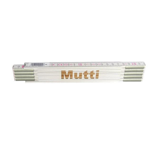 Stabila Zollstock mit Lasergravur Mutti 2 m