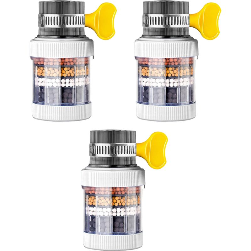 Leitungswasserfilter – 8 X 3 Cm – Tpr Und Mineralien – Haushaltsgebrauch – 3 Stück