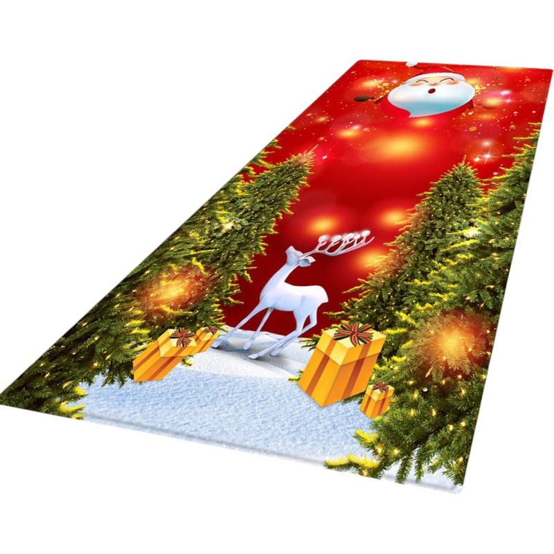 Weihnachtsteppich – 40 X 60 Cm – Rutschfest – Weicher Flanell-frottee – Für Schlafzimmer, Wohnzimmer, Flur, Küche – 1 Stück