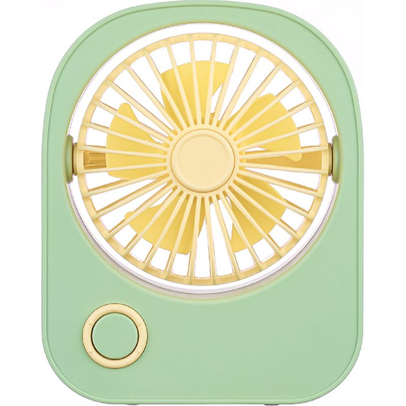 Tischventilator – Usb-wiederaufladbarer Lithium-akku – 115° Drehwinkel – 2 Geschwindigkeitsstufen – Für Schüler Und Büros – 1 Stück